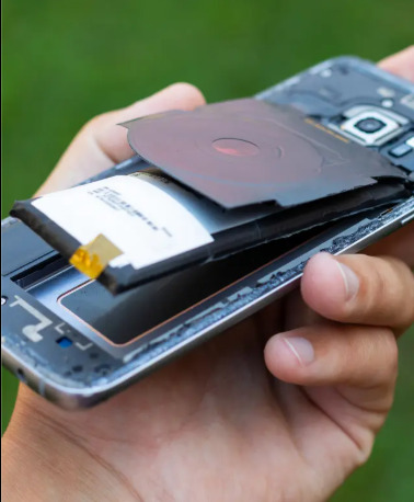 Internal Phone Battery and Charging Coil